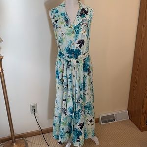 Summer linen dress. Coldwater Creek SZ 14. Pit to pit 22”